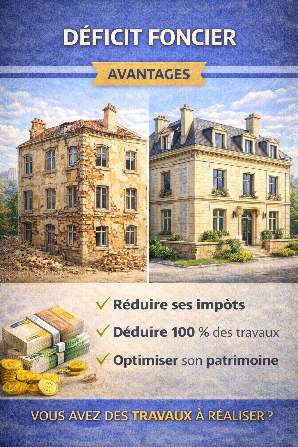 Le déficit foncier, une opportunité mal connue 